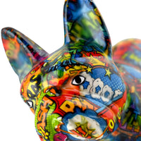 Bouledogue Français Jack| Tirelire | Graffiti