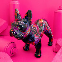 Bouledogue Français Jack| Tirelire | Graffiti